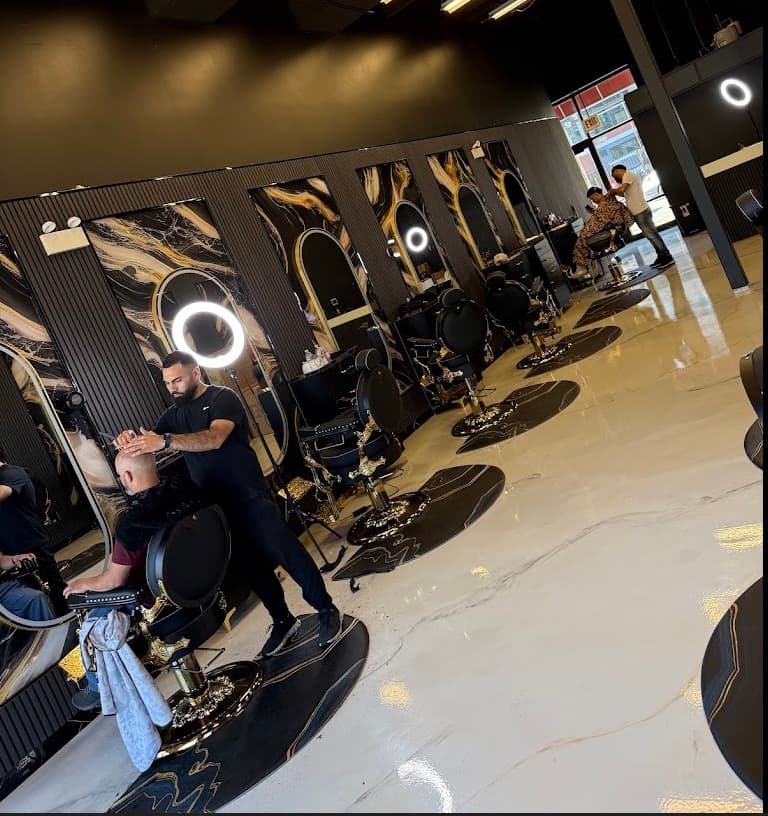 Iconic Fades barber stations